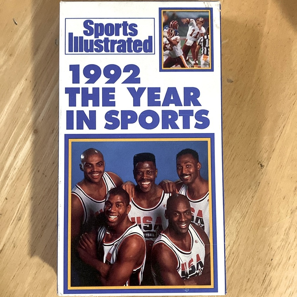 Sports Illustrated The Year In Sports 1992 VHS VTG NBA Jordan Magic dream Team